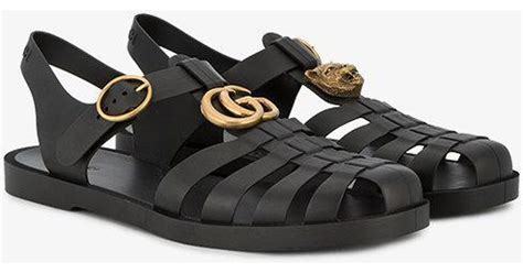 black gucci jelly shoes|gucci closed toe sandals.